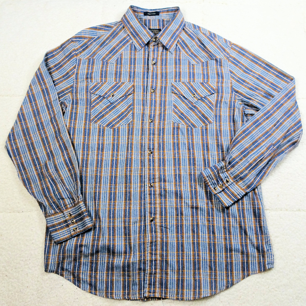 Pendleton Pearl Snap Button Up Frontier Shirt Lg - image 1